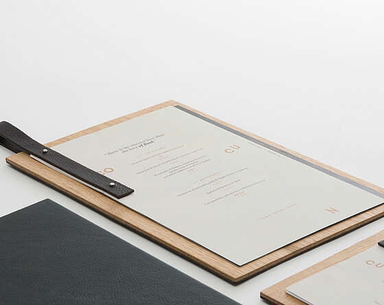 Tavoletta Menu in legno
